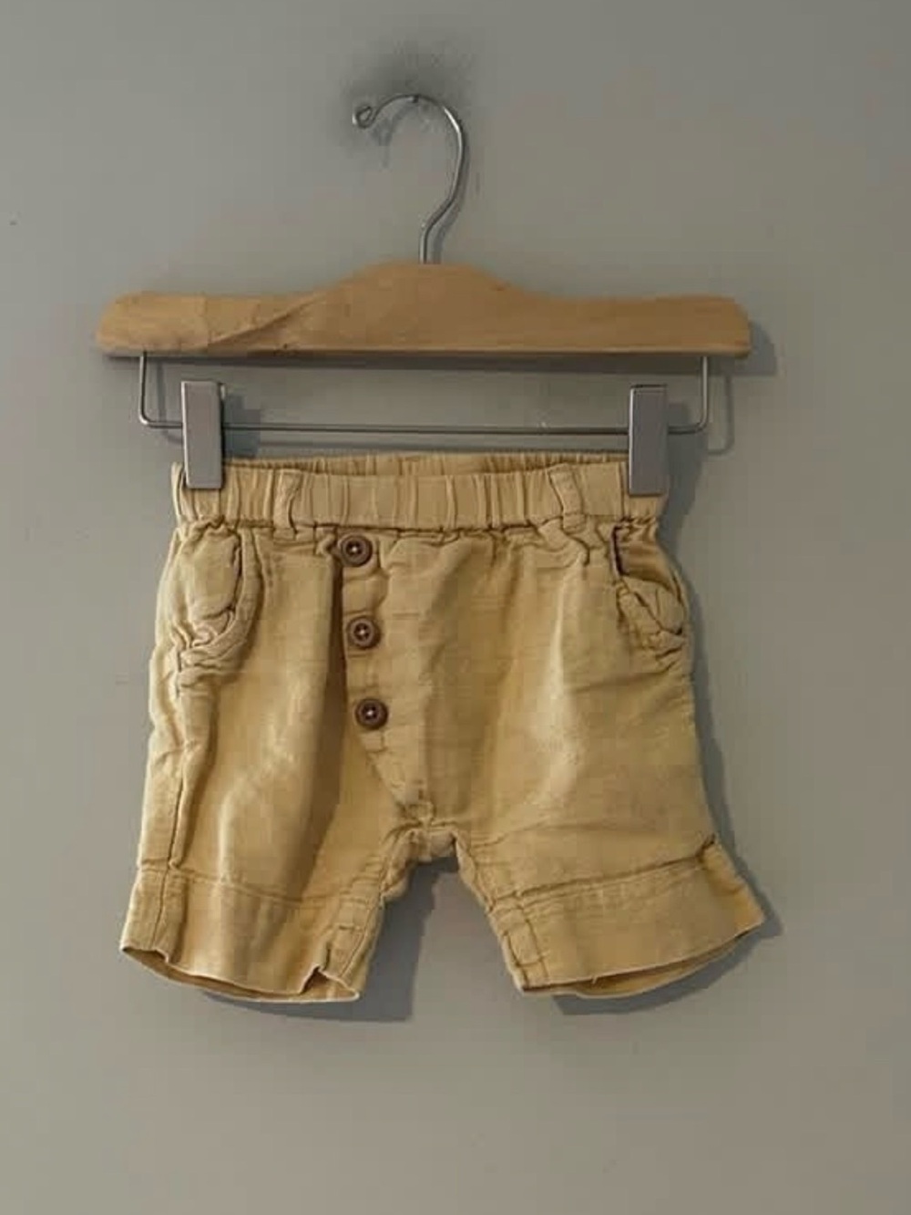 $12 ADD ON Zara Boys Shorts 12-18m LINEN YELLOW GOLD COTTON ON H&M coco knot